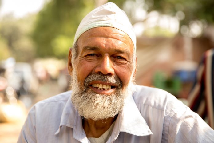 foto van oudere moslim man