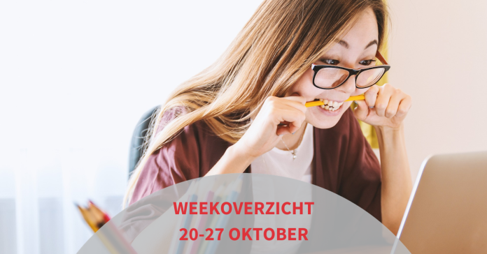 WEEKOVERZICHT 20-27 OKTOBER WEEKOVERZICHT 20-27 OKTOBER